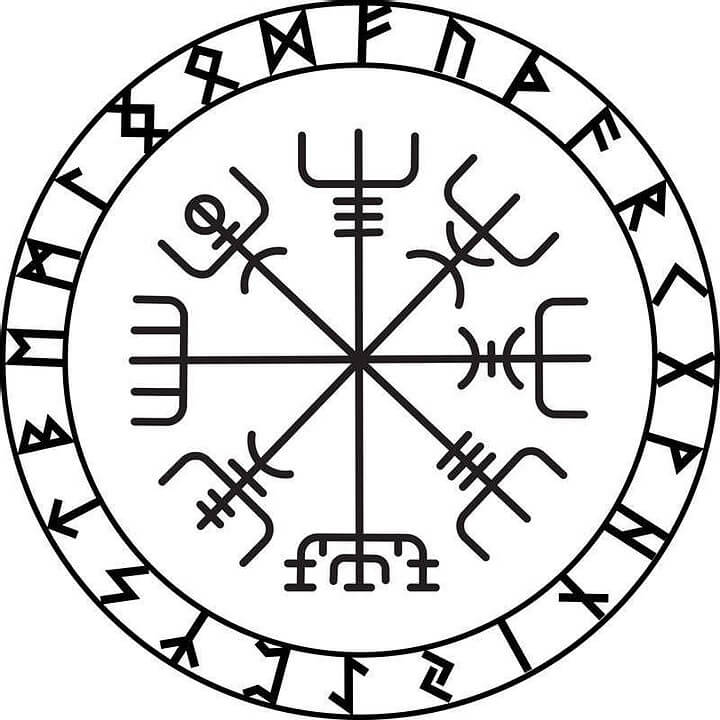 What is the Vegvisir symbol and what does it mean  Routes North